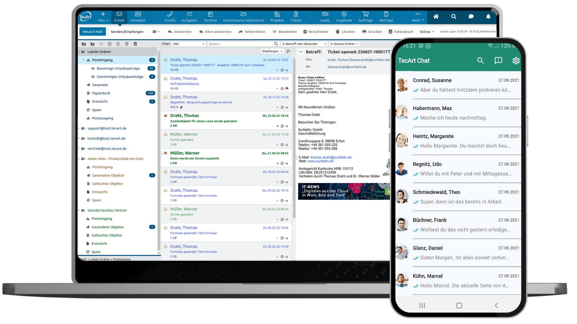 Alles im Blick behalten mit dem individualisierbaren Dashboard